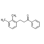 structure of CAS# 898768-94-0, 3-(2,3-Dimethylphenyl)-1-phenyl-1-propanone;3-(2,3-dimethylphenyl)propiophenone