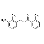结构式 CAS# 898768-96-2, 3-(2,3-二甲基苯基)-1-(2-甲基苯基)-1-丙酮