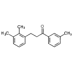 结构式 CAS# 898768-98-4, 3-(2,3-二甲基苯基)-1-(3-甲基苯基)-1-丙酮