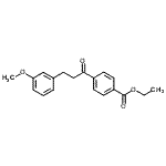 结构式 CAS# 898774-58-8, 乙基4-[3-(3-甲氧基苯基)丙酰]苯甲酸酯
