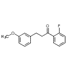 结构式 CAS# 898774-94-2, 1-(2-氟苯基)-3-(3-甲氧基苯基)-1-丙酮