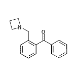 结构式 CAS# 898775-42-3, [2-(1-氮杂环丁基甲基)苯基](苯基)甲酮