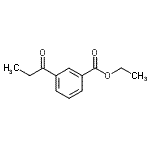 structure of CAS# 898776-68-6, Ethyl 3-propionylbenzoate;Ethyl 3-propionylbenzoate;MFCD02261278