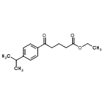 结构式 CAS# 898778-35-3, 乙基5-(4-异丙基苯基)-5-氧代戊酸酯