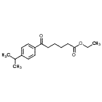 结构式 CAS# 898778-38-6, 乙基6-(4-异丙基苯基)-6-氧代己酸酯