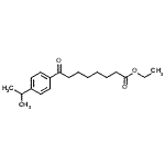 结构式 CAS# 898778-41-1, 乙基8-(4-异丙基苯基)-8-氧代辛酸酯