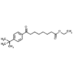 结构式 CAS# 898778-50-2, 乙基8-[4-(2-甲基-2-丙基)苯基]-8-氧代辛酸酯