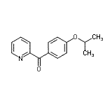 structure of CAS# 898779-88-9, (4-Isopropoxyphenyl)(2-pyridinyl)methanone;2-(4-Isopropoxybenzoyl)pyridine