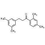 结构式 CAS# 898780-64-8, 1-(2,4-二甲基苯基)-3-(3,5-二甲基苯基)-1-丙酮