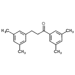 结构式 CAS# 898780-72-8, 1,3-二(3,5-二甲基苯基)-1-丙酮