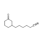 结构式 CAS# 898784-97-9, 6-(3-氧代环己基)己腈