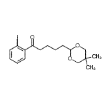 structure of CAS# 898785-60-9, 5-(5,5-Dimethyl-1,3-dioxan-2-yl)-1-(2-iodophenyl)-1-pentanone;5-(5,5-dimethyl-1,3-dioxan-2-yl)-2'-iodovalerophenone