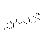 structure of CAS# 898785-90-5, 1-(4-Chlorophenyl)-4-(5,5-dimethyl-1,3-dioxan-2-yl)-1-butanone;4'-chloro-4-(5,5-dimethyl-1,3-dioxan-2-yl)butyrophenone