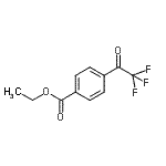 structure of CAS# 898787-14-9, Ethyl 4-(trifluoroacetyl)benzoate;4'-Carboethoxy-2,2,2-trifluoroacetophenone;MFCD01319974