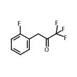 结构式 CAS# 898787-53-6, 1,1,1-三氟-3-(2-氟苯基)丙酮