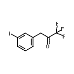 结构式 CAS# 898787-67-2, 1,1,1-三氟-3-(3-碘苯基)丙酮