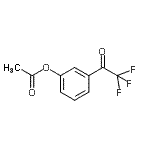 结构式 CAS# 898787-73-0, 3-(三氟乙酰基)苯基乙酸酯