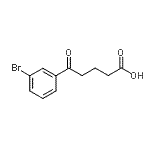 结构式 CAS# 898787-86-5, 5-(3-溴苯基)-5-氧代戊酸