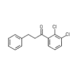 结构式 CAS# 898788-75-5, 1-(2,3-二氯苯基)-3-苯基-1-丙酮