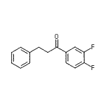 结构式 CAS# 898788-90-4, 1-(3,4-二氟苯基)-3-苯基-1-丙酮