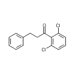 结构式 CAS# 898788-99-3, 1-(2,6-二氯苯基)-3-苯基-1-丙酮
