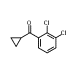 结构式 CAS# 898790-26-6, 环丙基(2,3-二氯苯基)甲酮