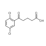 结构式 CAS# 898791-29-2, 5-(2,5-二氯苯基)-5-氧代戊酸