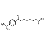 结构式 CAS# 898791-41-8, 8-(4-异丙基苯基)-8-氧代辛酸