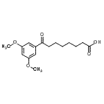 结构式 CAS# 898792-57-9, 8-(3,5-二甲氧基苯基)-8-氧代辛酸