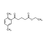 结构式 CAS# 898792-79-5, 乙基5-(2,5-二甲基苯基)-5-氧代戊酸酯