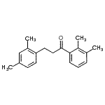 structure of CAS# 898794-02-0, 1-(2,3-Dimethylphenyl)-3-(2,4-dimethylphenyl)-1-propanone;2',3'-dimethyl-3-(2,4-dimethylphenyl)propiophenone