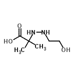 CAS#: 89937-55-3， 2-[2-(2-Hydroxyethyl)hydrazino]-2-methylpropanoic acid