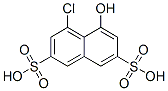 结构式 CAS# 90-21-1, 4-氯-5-羟基萘-2,7-二磺酸