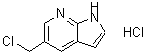structure of CAS# 900514-05-8, 5-(Chloromethyl)-1H-pyrrolo[2,3-b]pyridine hydrochloride (1:1);5-(chloromethyl)-1H-pyrrolo[2,3-b]pyridine hydrochloride;5-Chloromethyl-1H-pyrrolo[2,3-b]pyridine hydrochloride;5-Chloromethyl-1H-pyrrolo[2,3-b]pyridinehydrochloride