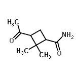 CAS#: 90139-85-8， 3-Acetyl-2,2-dimethylcyclobutanecarboxamide