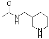 structure of CAS# 90346-06-8, N-(3-Piperidinylmethyl)acetamide;N-(3-piperidylmethyl)acetamide;N-Piperidin-3-ylmethyl-acetamide;MFCD06408774