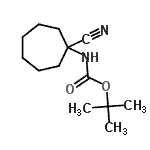 CAS#: 904817-73-8， 2-Methyl-2-propanyl (1-cyanocycloheptyl)carbamate