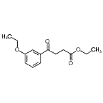 structure of CAS# 905592-32-7, Ethyl 4-(3-ethoxyphenyl)-4-oxobutanoate;Ethyl 4-(3-Ethoxyphenyl)-4-oxobutanoate;MFCD09801971