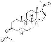 结构式 CAS# 906-83-2, 别孕烯醇酮醋酸酯