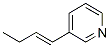 CAS#: 90609-58-8， 3-(But-1-enyl)pyridine
