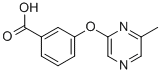 结构式 CAS# 906352-96-3, 3-[(6-甲基-2-吡嗪基)氧基]-苯甲酸