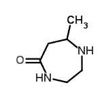 structure of CAS# 90673-37-3, 7-Methyl-1,4-diazepan-5-one;7-methyl-[1,4]diazepan-5-one;7-methyl-1,4-diazepan-5-one;Hexahydro-7-methyl-5H-1,4-Diazepin-5-one