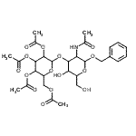 CAS 登录号：90754-57-7， 苄基2-乙酰氨基-2-脱氧-3-O-(2,3,4,6-四-O-乙酰基己糖吡喃糖苷)吡喃己糖苷