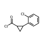 CAS 登录号：90767-75-2， 2-(2-氯苯基)环丙烷甲酰氯