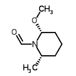 CAS#: 90862-39-8， (2R,6S)-2-Methoxy-6-methyl-1-piperidinecarbaldehyde
