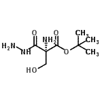 CAS#: 90867-96-2， 2-Methyl-2-propanyl 2-(hydrazinocarbonyl)-L-serinate