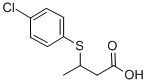 structure of CAS# 90919-34-9, 3-(4-Chlorophenylthio)butyric acid;(3S)-3-[(4-Chlorophenyl)Thio]Butanoate;(3S)-3-[(4-Chlorophenyl)Thio]Butyrate;Zinc05211284