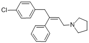 structure of CAS# 91-82-7, 1-(4-(4-Chlorophenyl)-3-phenylbut-2-enyl)pyrrolidine;1-[(E)-4-(4-Chlorophenyl)-3-Phenyl-But-2-Enyl]Pyrrolidine;Phosphoric Acid;1-(4-(4-Chlorophenyl)-3-Phenylbut-2-Enyl)Pyrrolidine Pentahydrogenbis(Phosphate);1-(4-(P-Chlorophenyl)-3-Phenyl-2-Butenyl)Pyrrolidine Diphosphate