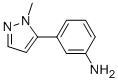 structure of CAS# 910037-08-0, 3-(1-Methyl-1H-Pyrazol-5-Yl)-Benzenamine