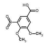 CAS#: 91004-48-7， 3,4-Dimethoxy-5-nitrobenzoic acid